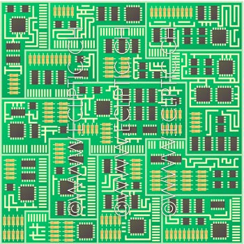 logic board motherboard electronic circuit chips