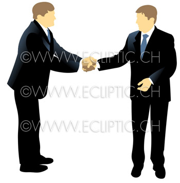 handshake hand shake handshaking shaking business men vector drawing stock illustration